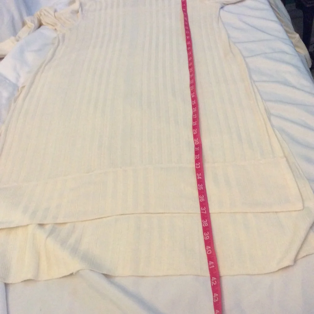 WeThe Free Cream Turtleneck LS Sweater Dress L - Picture 14 of 16